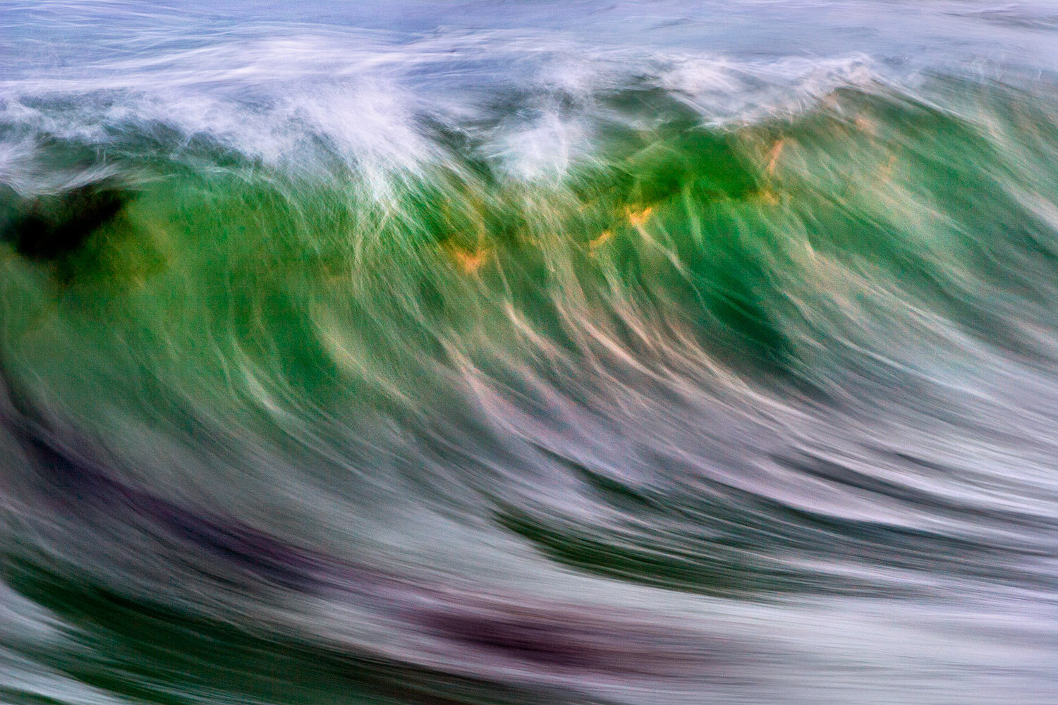 Breaking Wave #34. Santa Cruz, CA