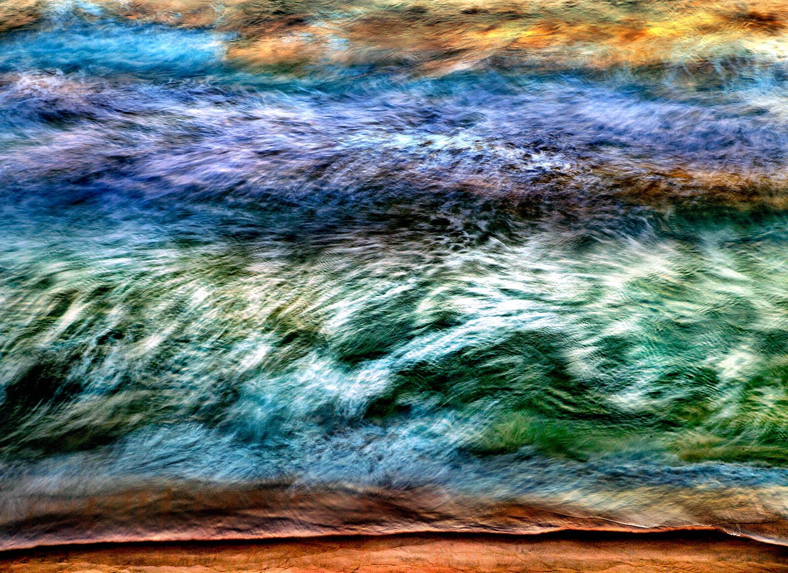 Wave Abstraction #691. near Santa Cruz, CA