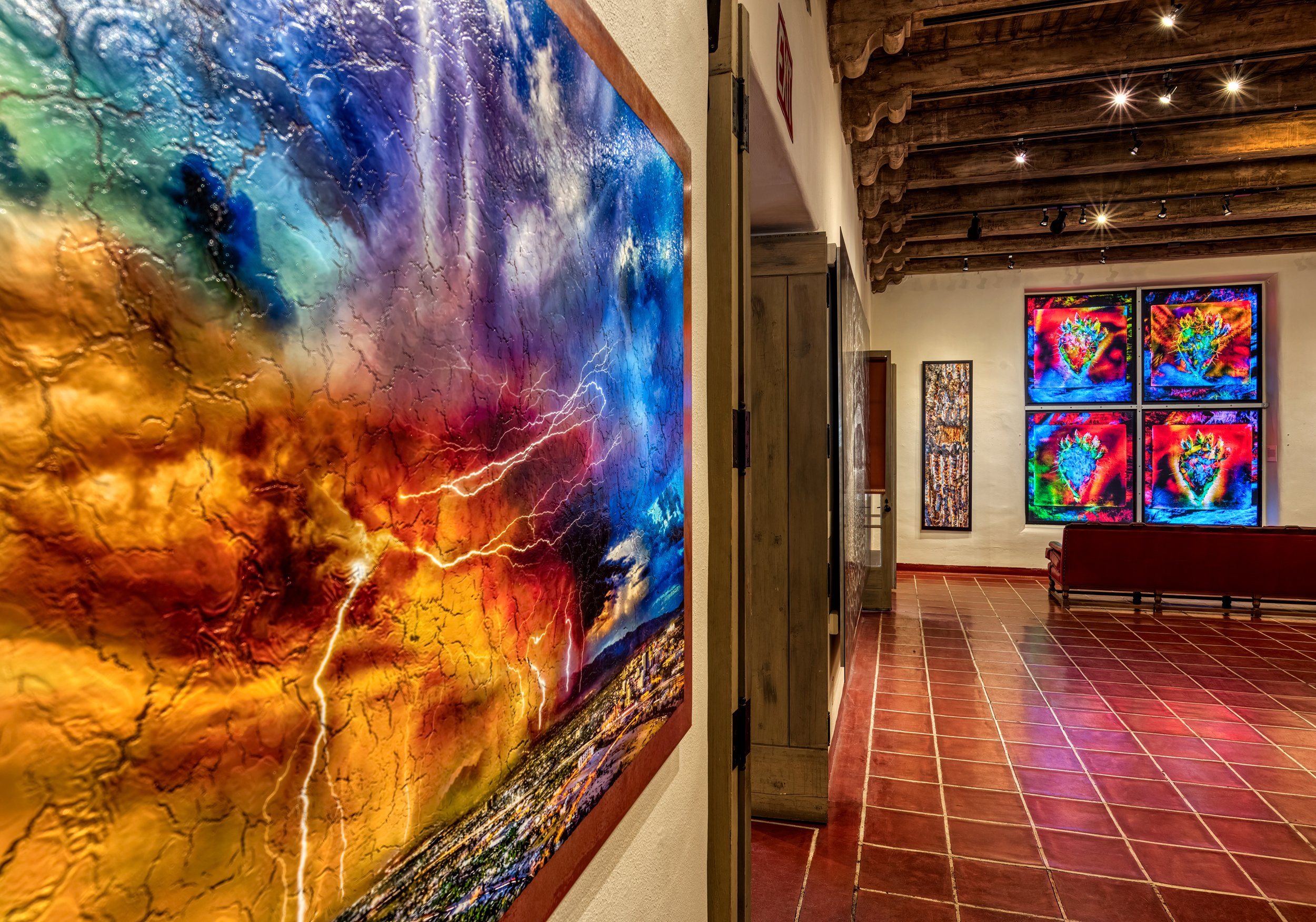 Lightstorm over Tucson, Tohono Chul Current Exhibit