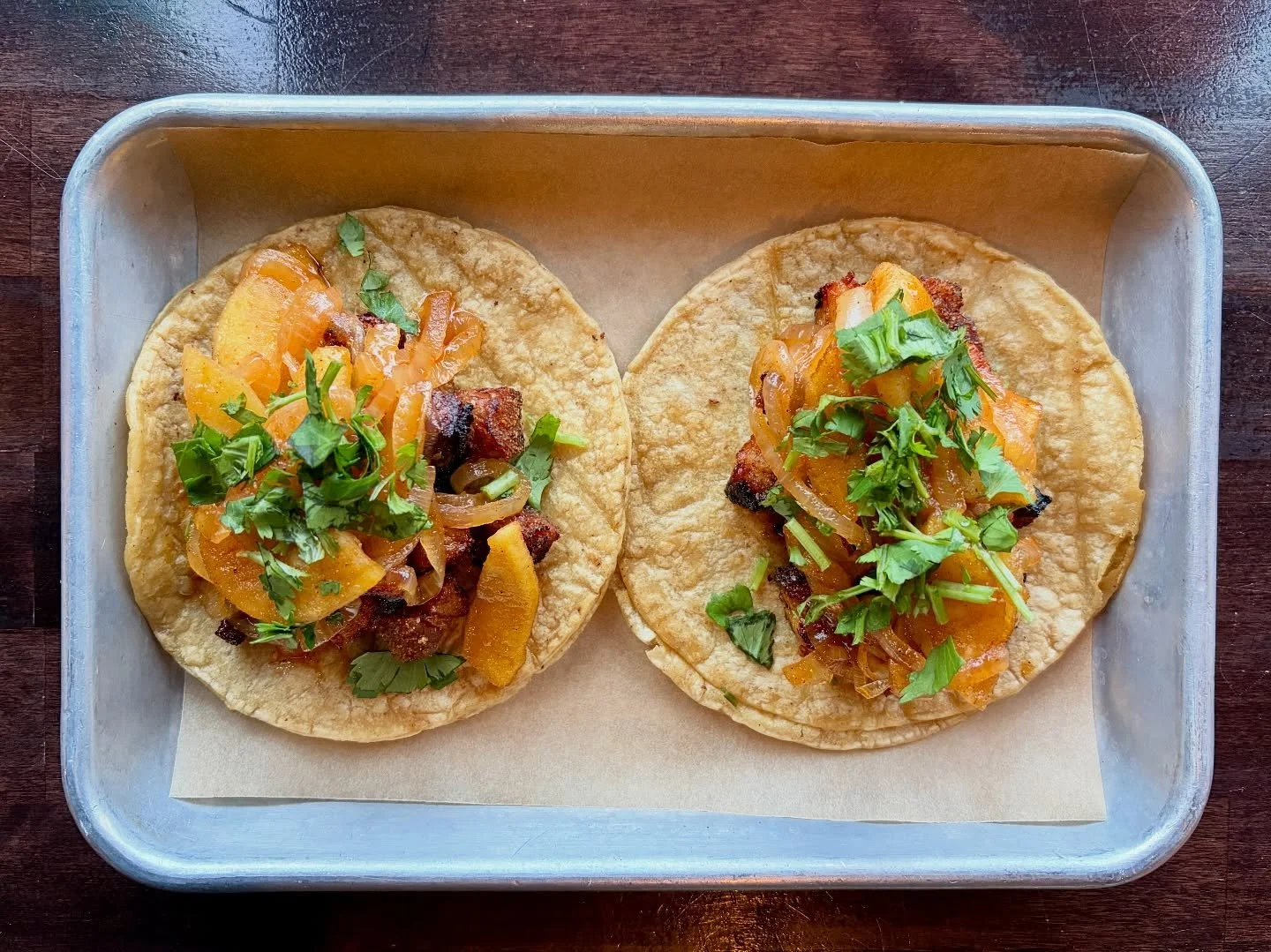 🔥𝔫𝔢𝔴 𝔰𝔭𝔢𝔠𝔦𝔞𝔩𝔰🔥 

&bull;FALLING FOR BELLY TACO- fall spiced pork belly, spiced apples &amp; onions, topped with cilantro

&bull;PANZANELLA SALAD- romaine lettuce, sliced red onion, fried flour tortilla chips, beans, pico, corn, mozzarella