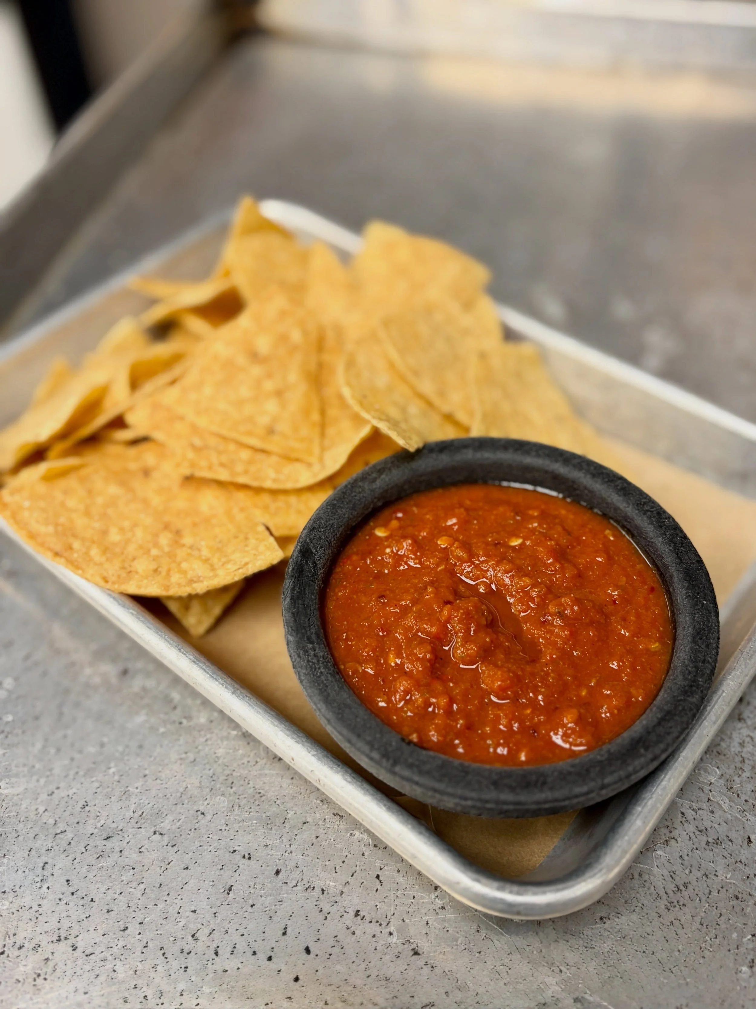 ✨ SCORPION SALSA + CHIPS! We dare you to try it 😅
