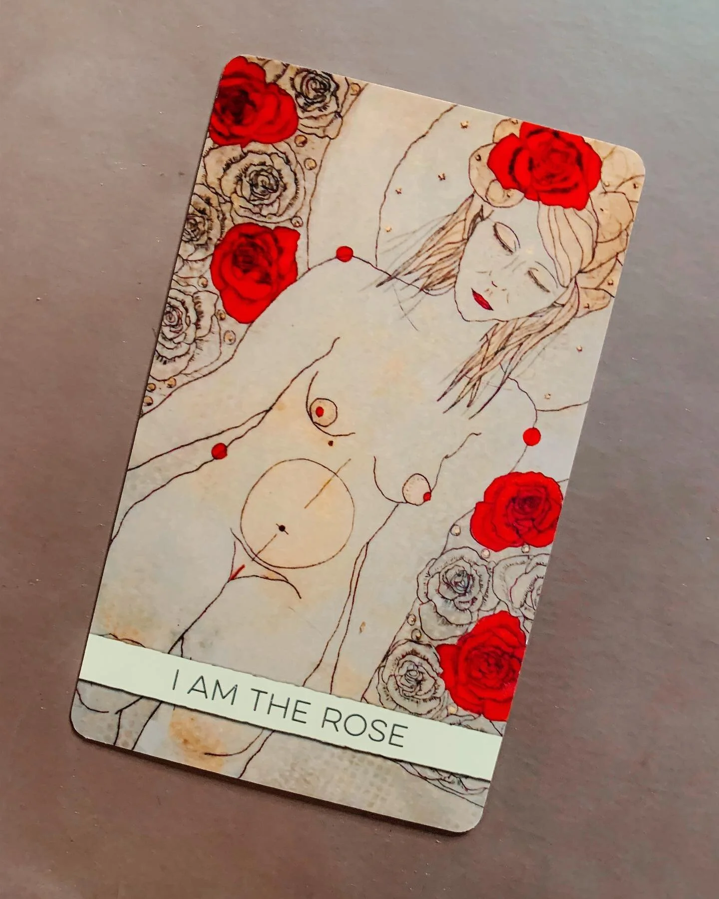 Danu-Brigit, Gaelic goddess, queen of the Sidhe faery race. Today&rsquo;s oracle card reminds us that we are the rose. The rose is associated with the divine feminine, love and magic. We are the Rose, we are Love, we are Mystery, we are Beauty. Theme