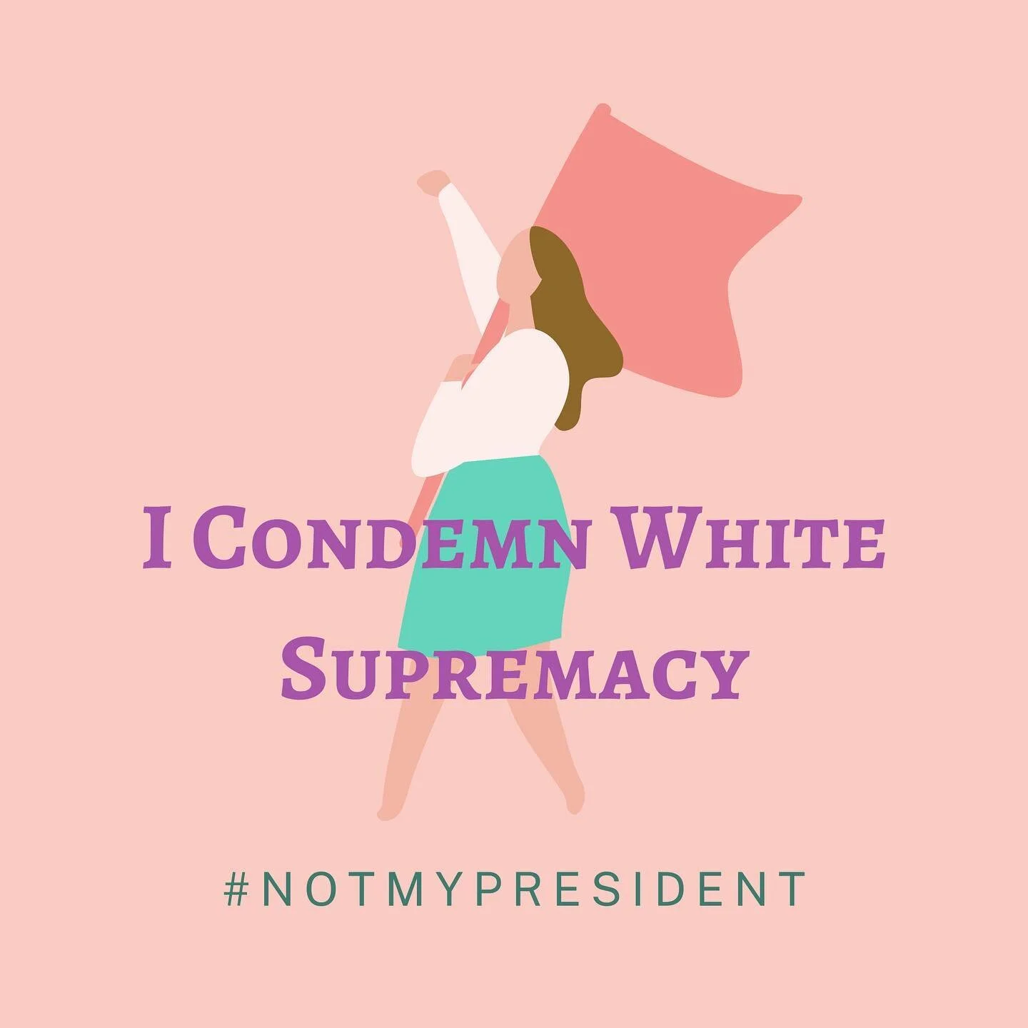 The President won&rsquo;t say it, and I want my BIPOC brothers and sisters to know that I will. I condemn white supremacy in ALL of its forms and promise to continue learning, and fighting against systemic forces of evil in this country. Once we vote