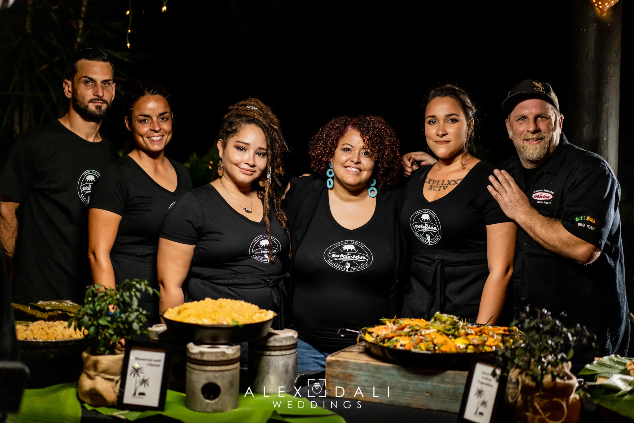 la estacion crew with buffet table.jpg
