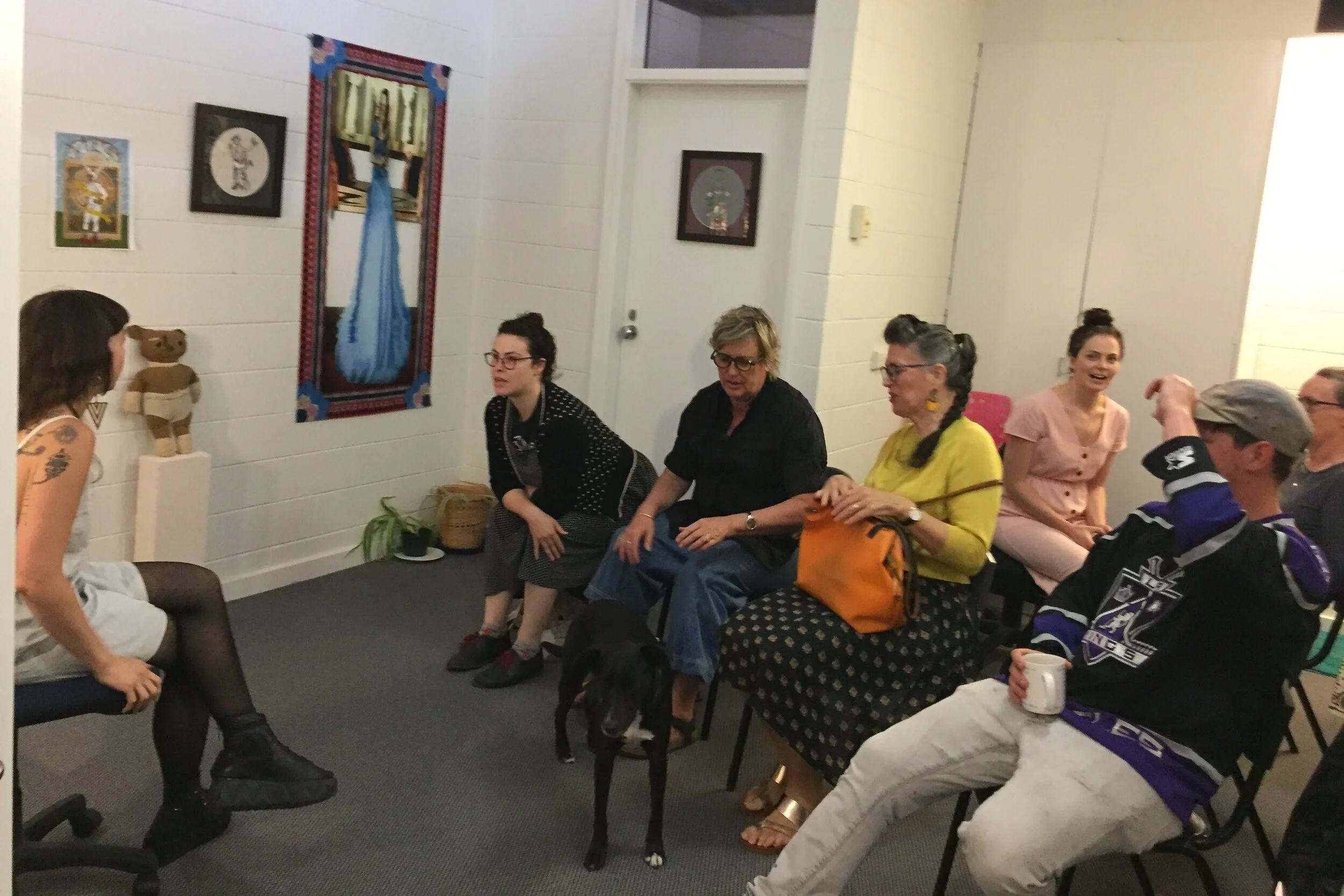 Photo: Betty Musgrove Artist talk