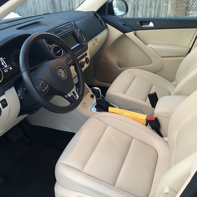 Interiors are transformed by our team at Coastal Suds // #carcleaning #cardetailing #spiffy #clean #smallfamilybusiness #familyowned