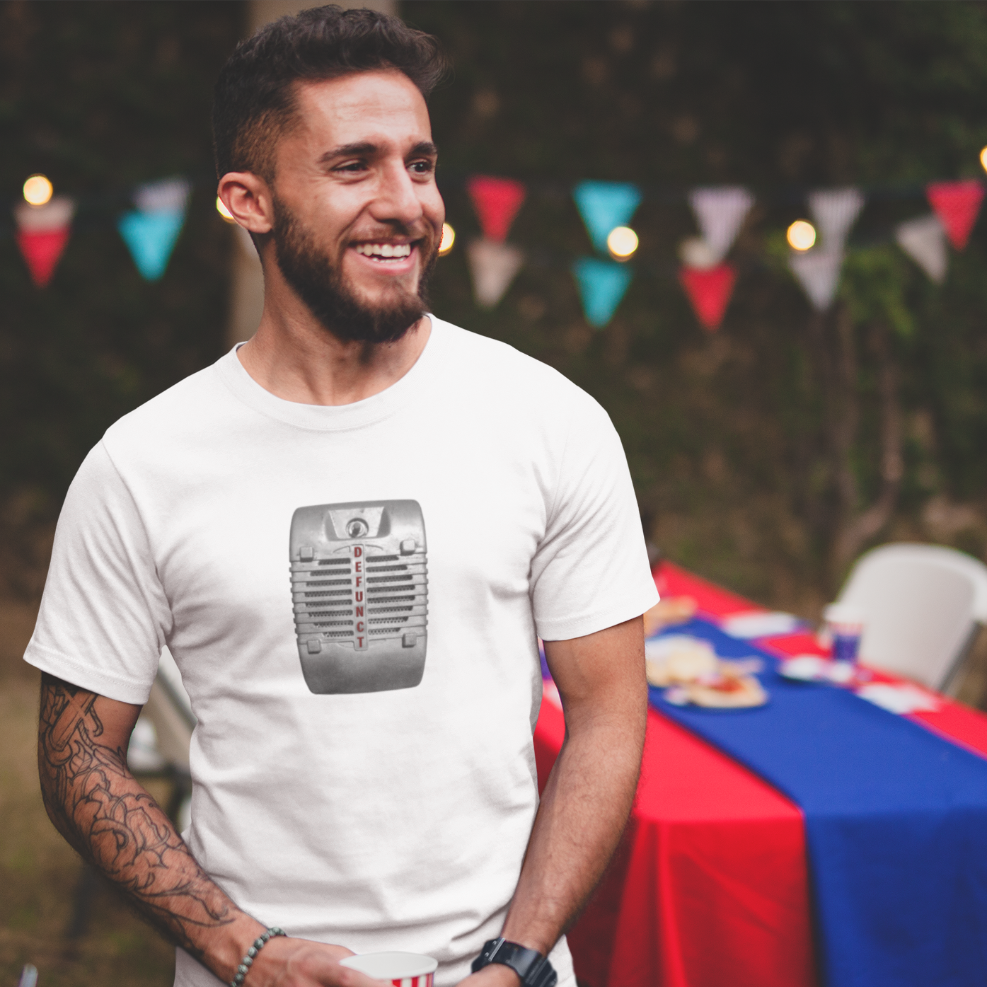 DEFUNCT Drive-In Speaker T-Shirt
