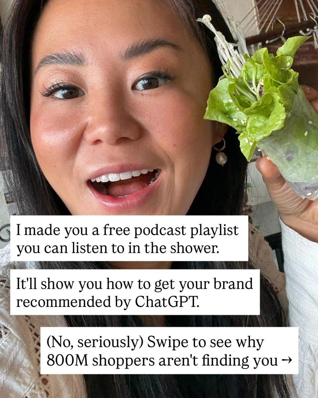 The small business owners who need AI the most don't feel like they have time to learn it. 

You're drowning in holiday orders, customer service, trying to post something before bed. The idea of adding &quot;learn AI&quot; to your list feels impossib