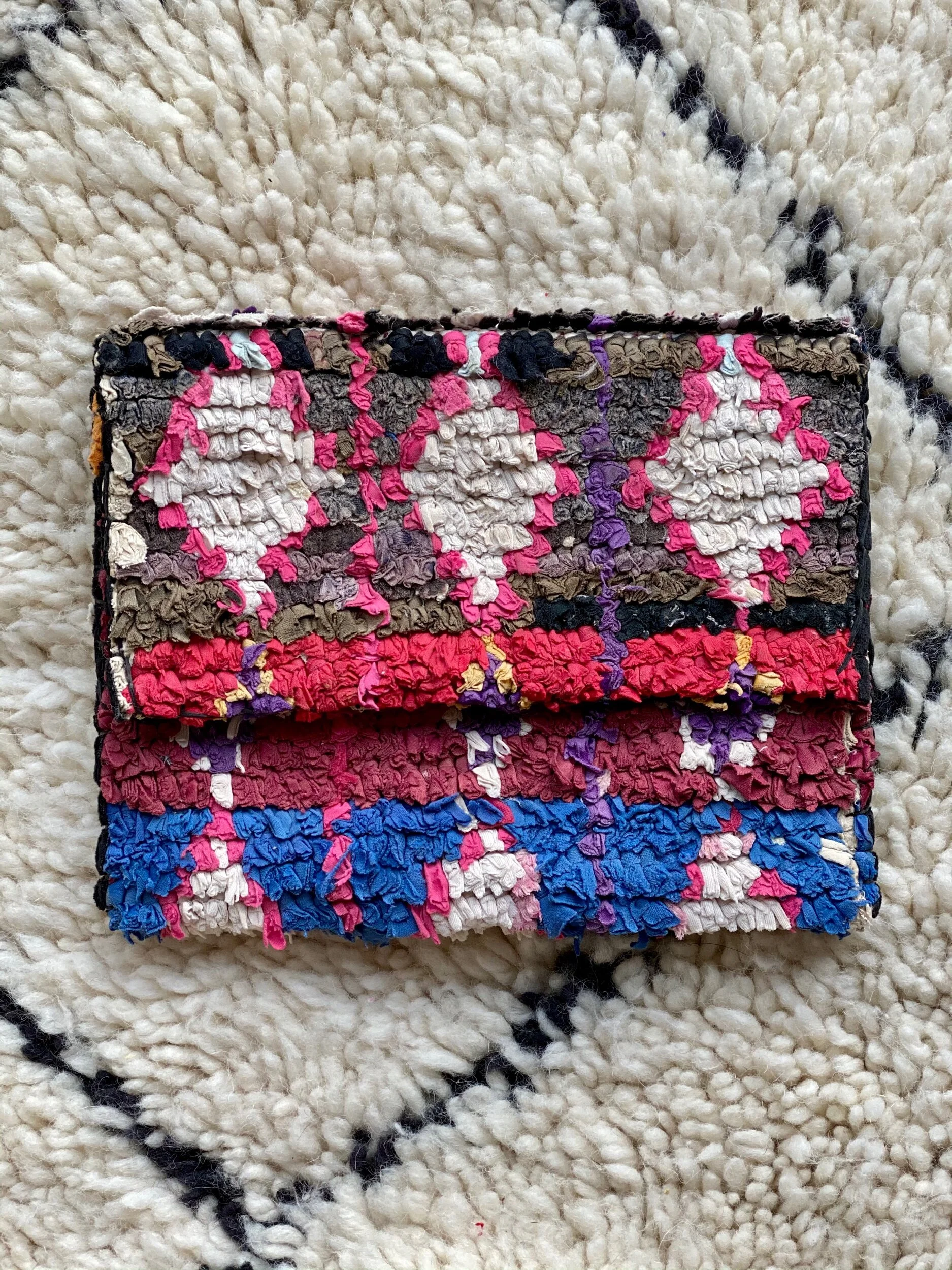 Moroccan Rug Clutch Bag