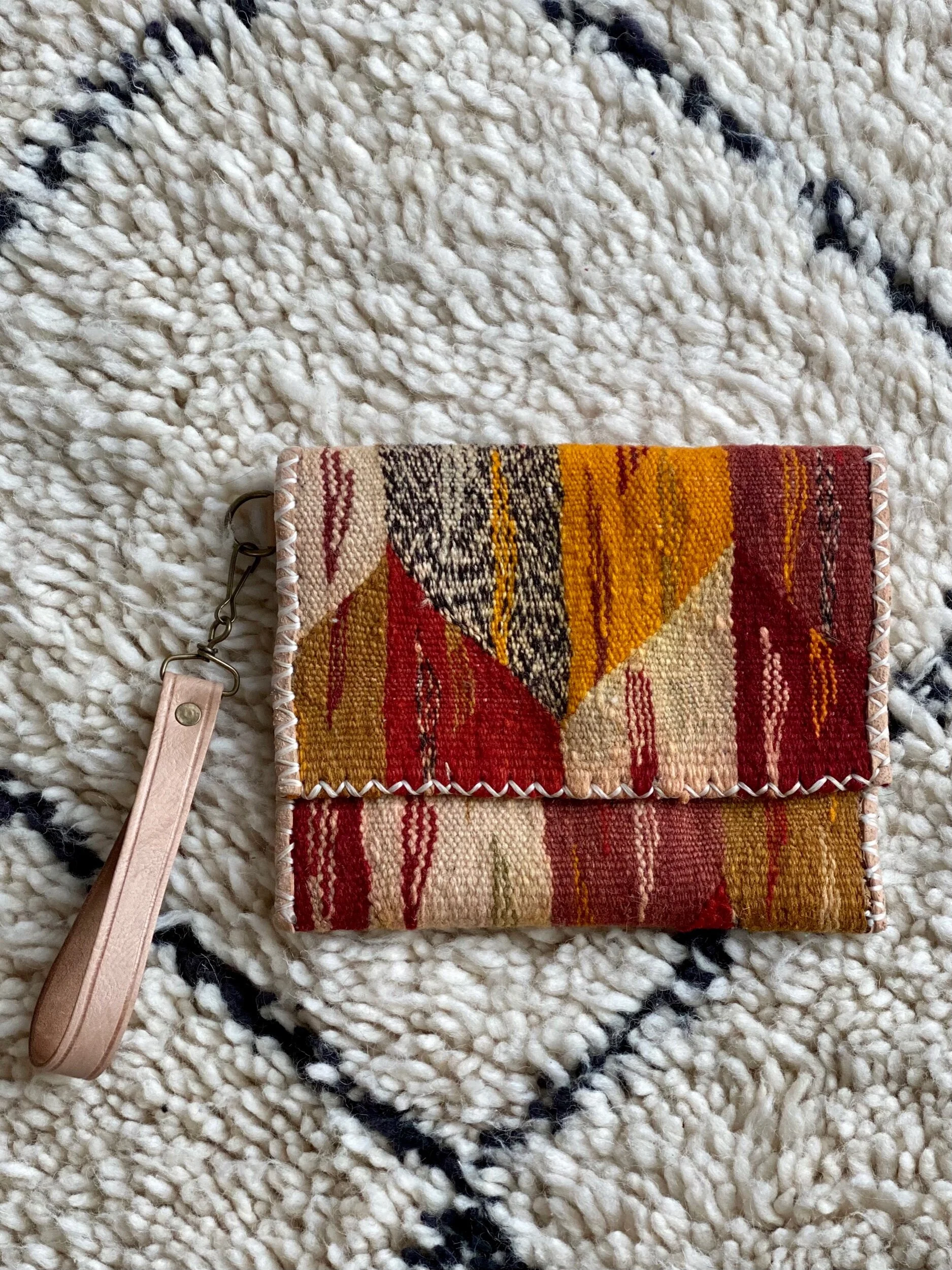 Moroccan Rug Clutch Bag