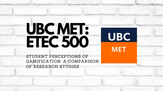 Student Perceptions of Gamification: A Comparison of Research Studies