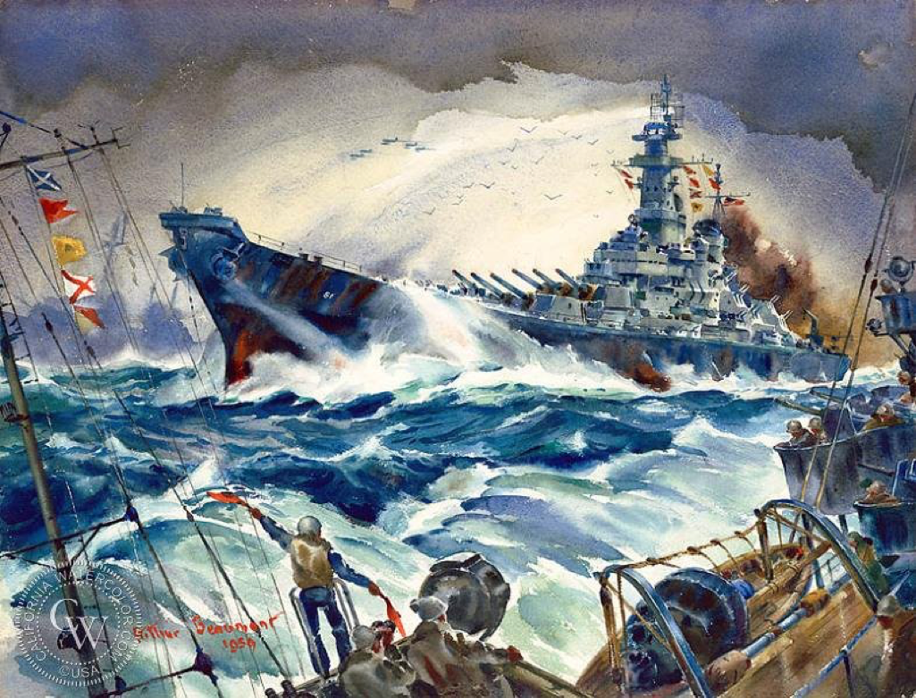 Pacific Task Force, U.S.S. Iowa, 1959 | Arthur Beaumont (1890-1978)
