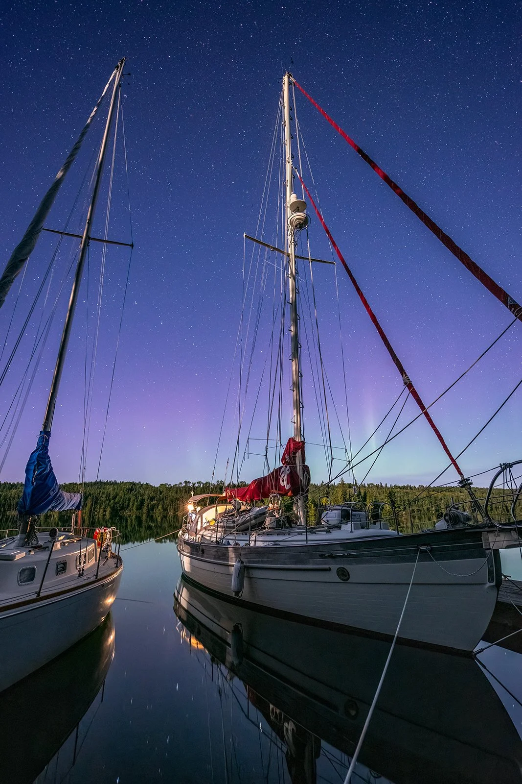 MI17-0980-9146 Northern Lights in September at Tobin Harbor IRNP by Aubrieta Hope.jpg