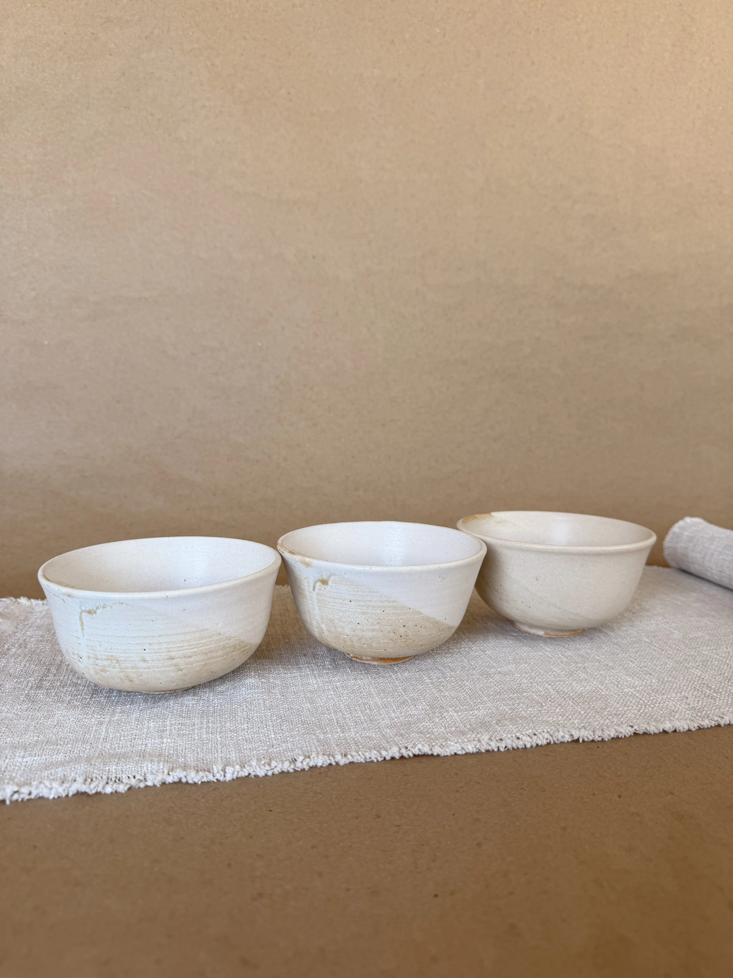 Pause Tea Bowl ~ Set of 3