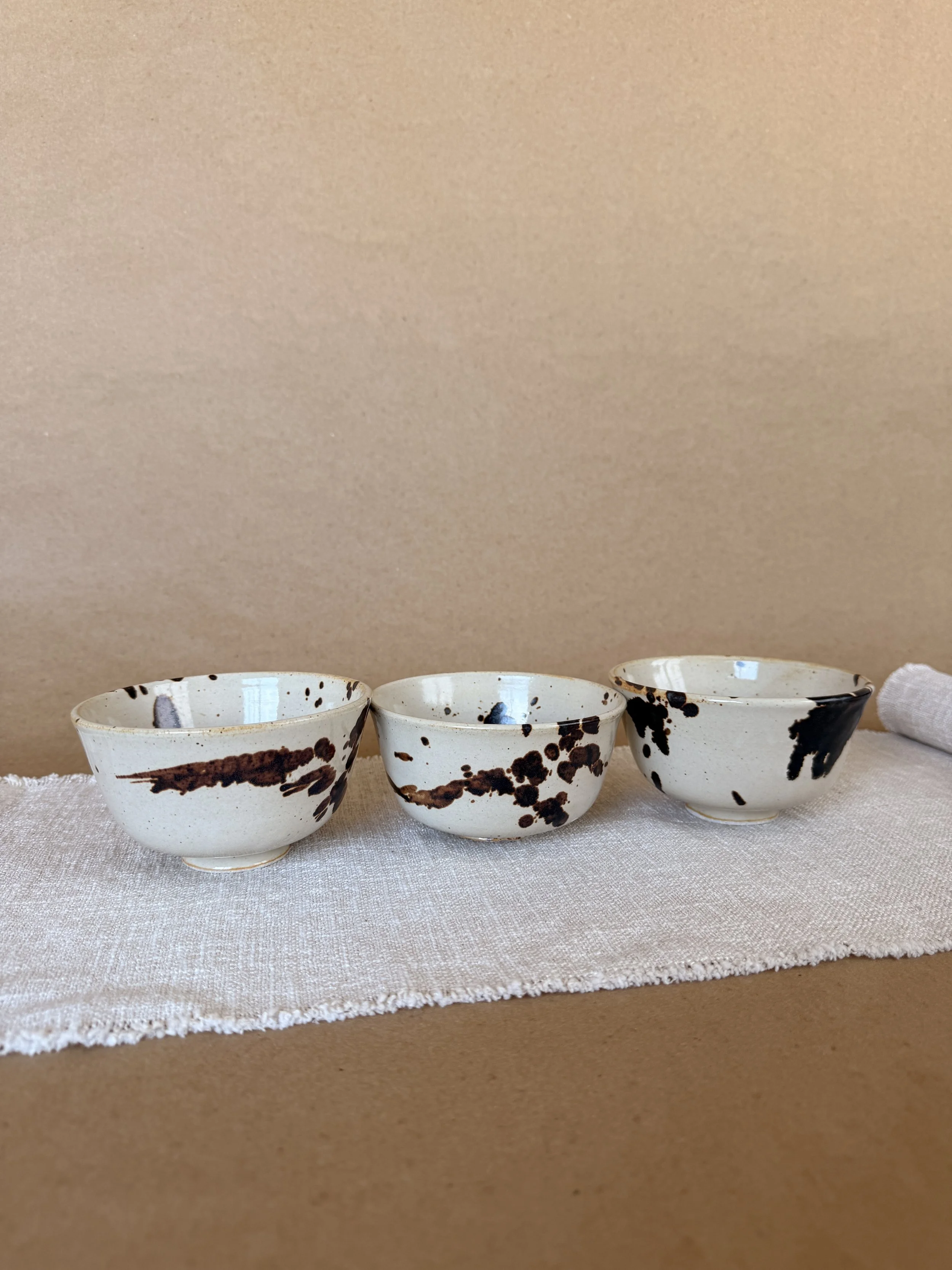 Beauty Tea Bowls ~ Set of 3