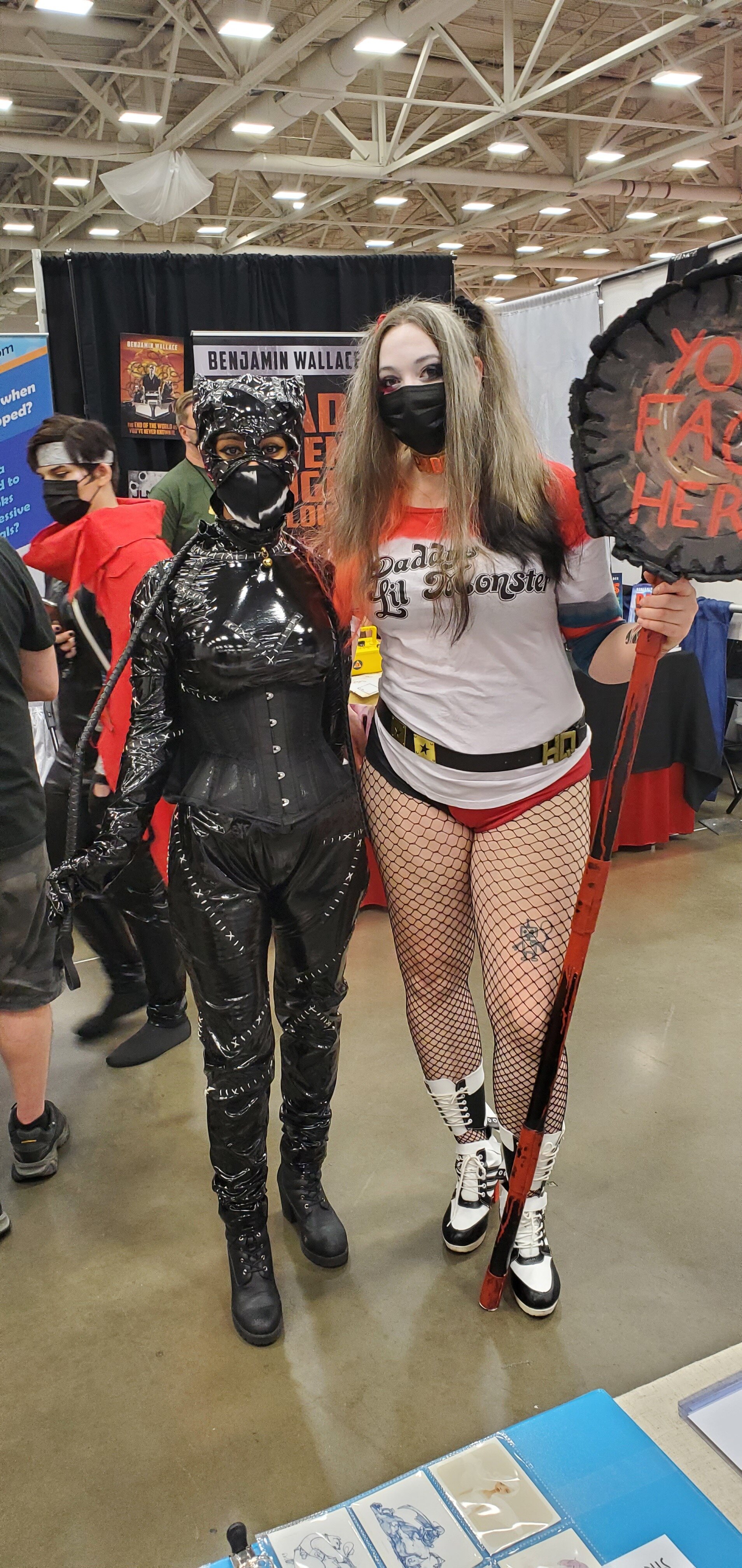 Cat Woman and Harley Quinn Cosplay