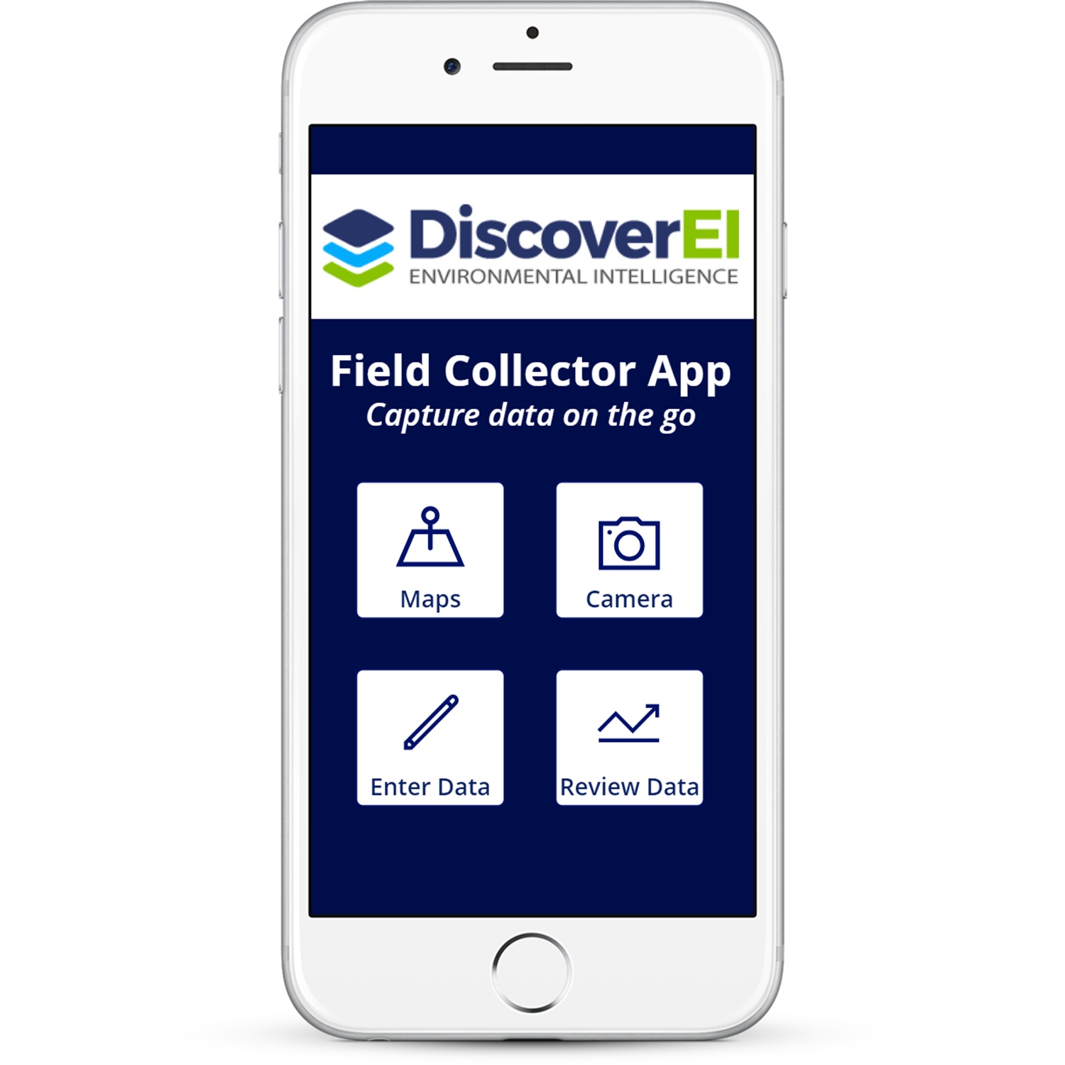 DiscoverEI Mobile App Homepage  