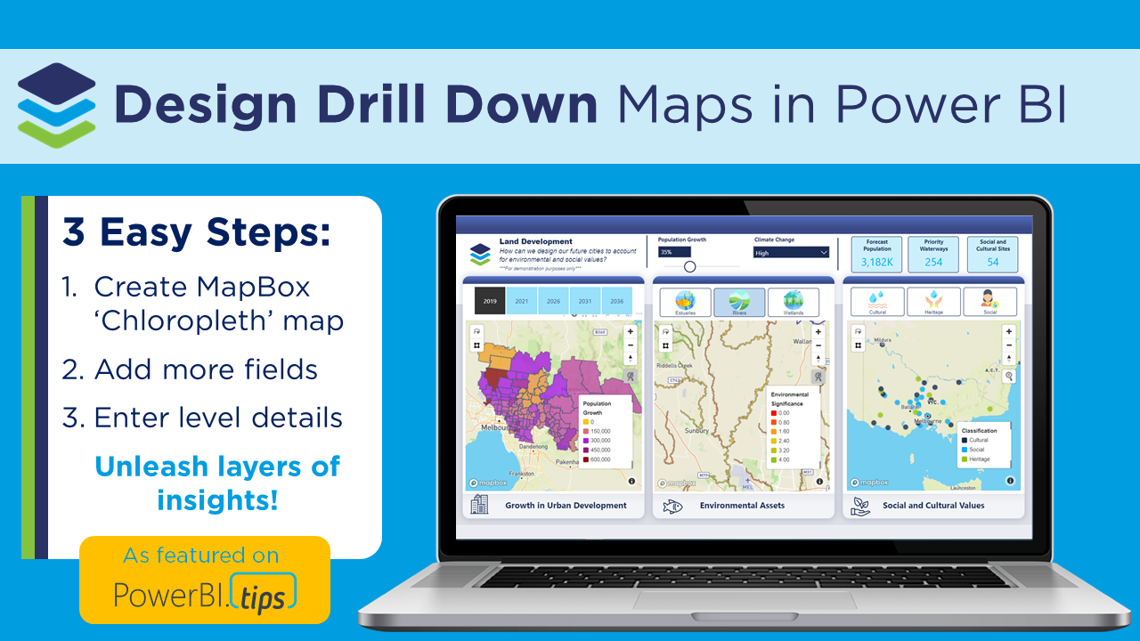 How to Create Drill Down Maps in Power BI