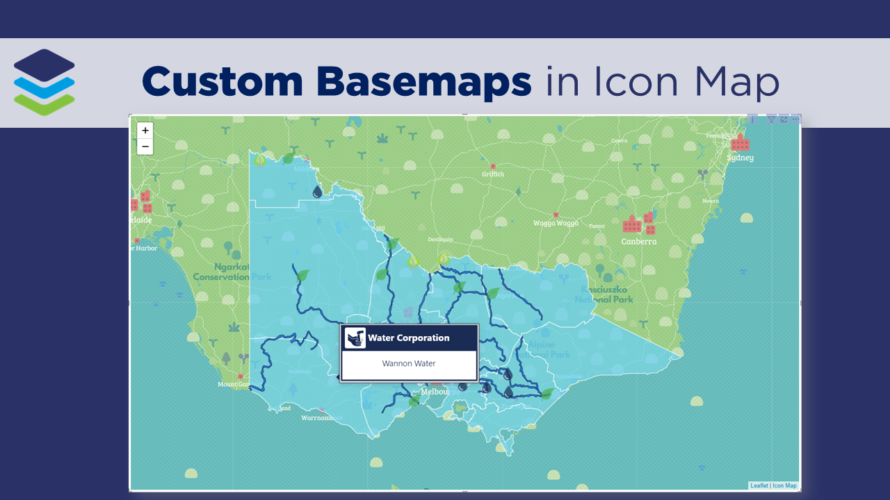 How to add MapBox Basemaps to Icon Map