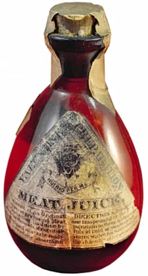 Meat Juice bottle that contained arsenic