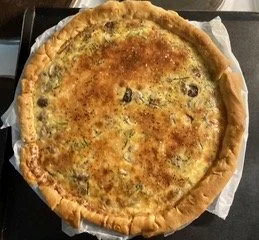 Mushroom, Parmesan & Dill Quiche
