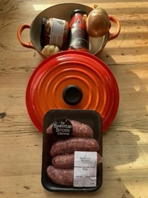 Sausage, Chorizo & Butter Beans