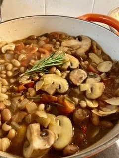 A Winter Mushroom Cassoulet