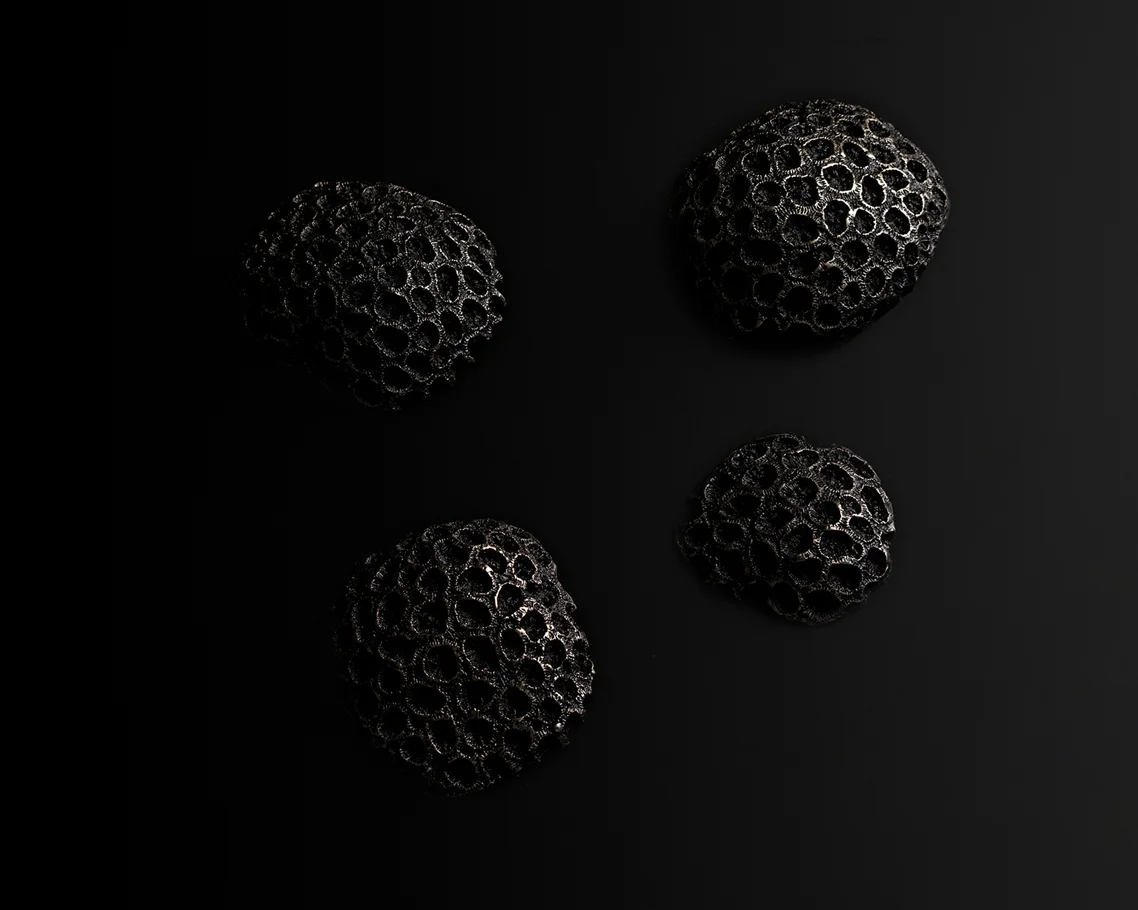 Naji - ◯ - 4 bronzes - 2017