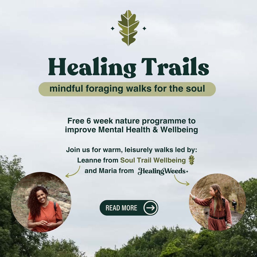 A Bristol Green Social Prescribing Project 🪲

We will be led by Leanne, therapist and mental health lead, and Maria, forager and student herbalist, equally passionate about creating relaxed and welcoming spaces for everyone to enjoy nature connectio