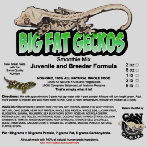 big fat gecko diets