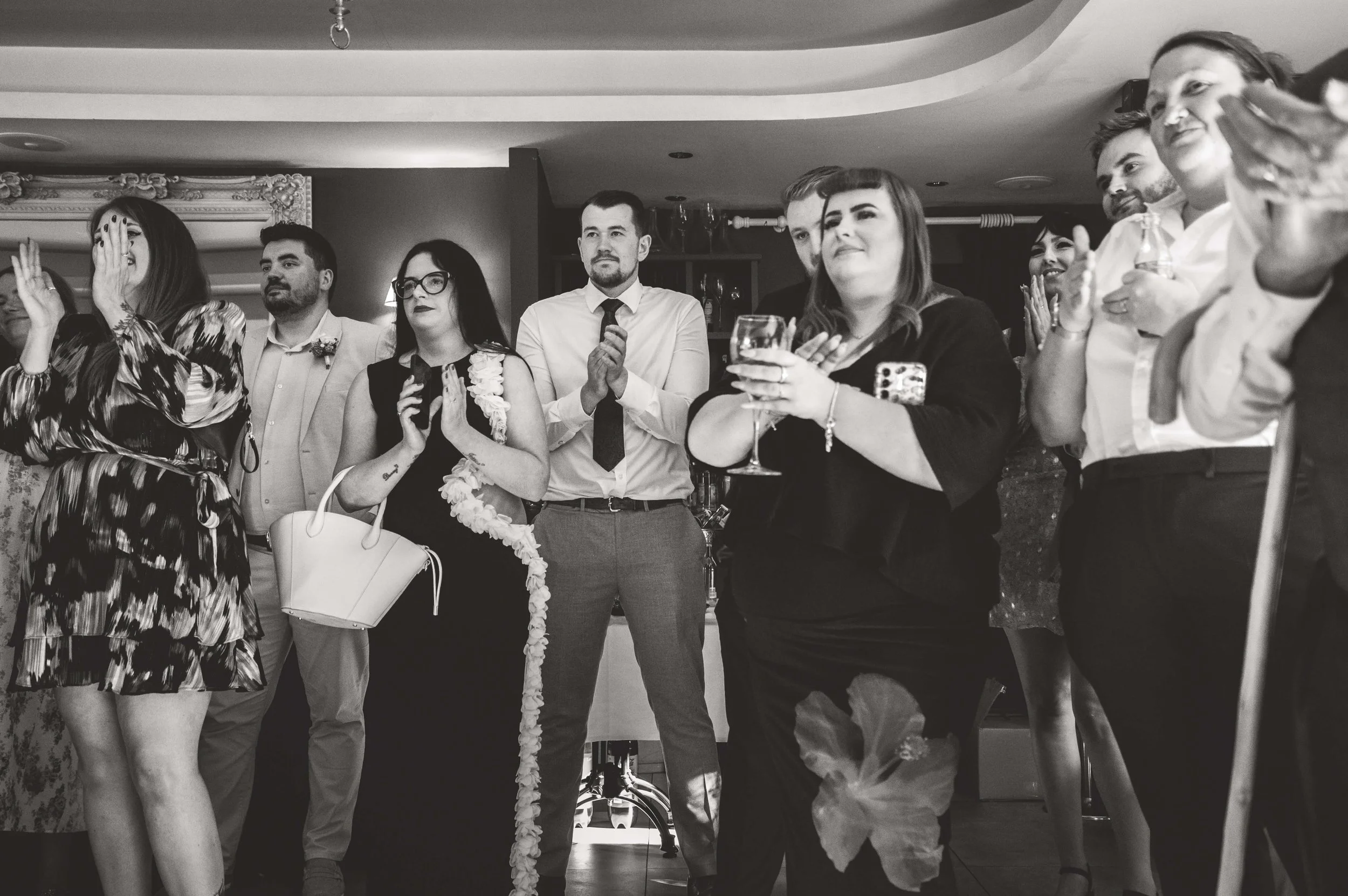 guest applaud speeches 