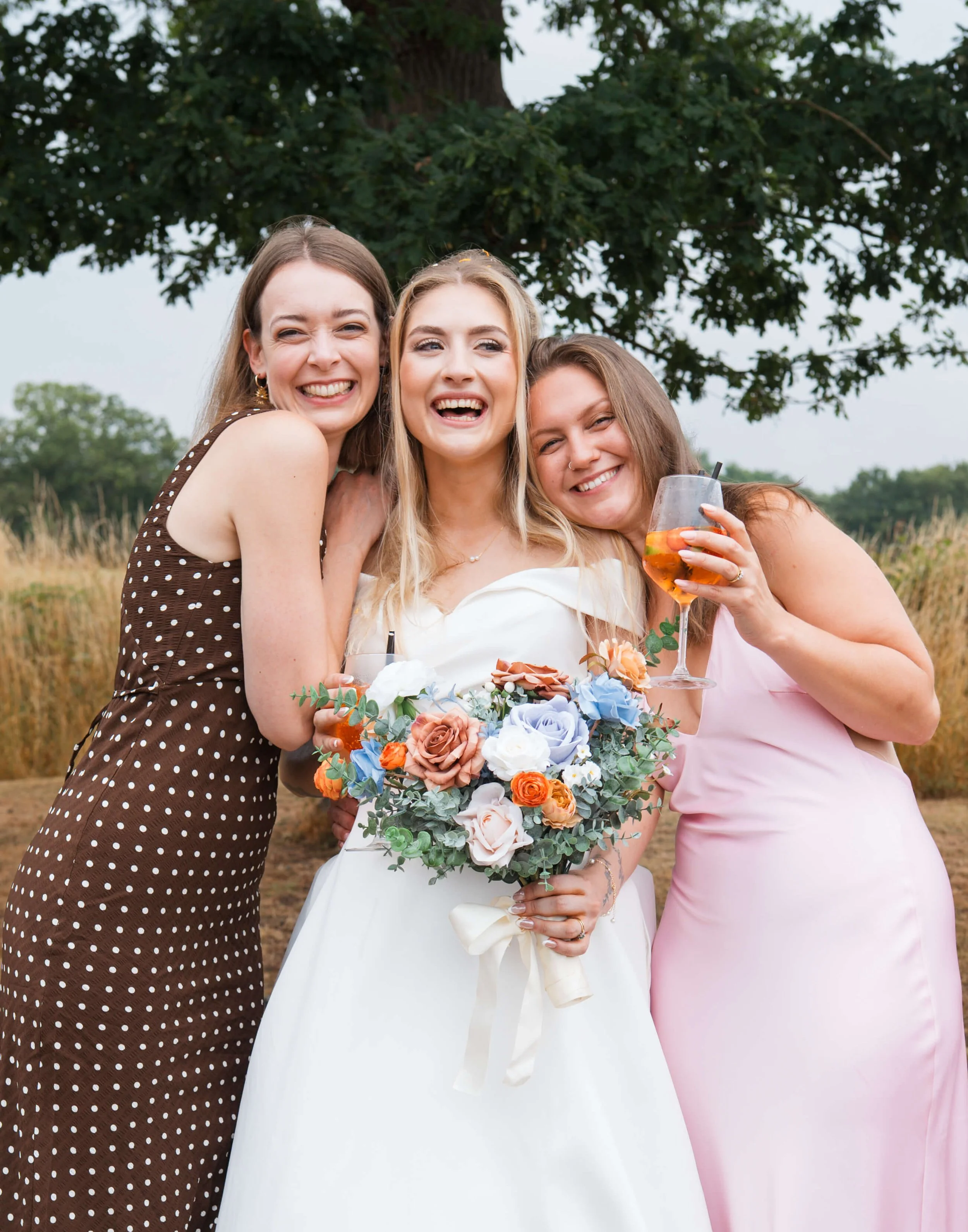 bride and her besties