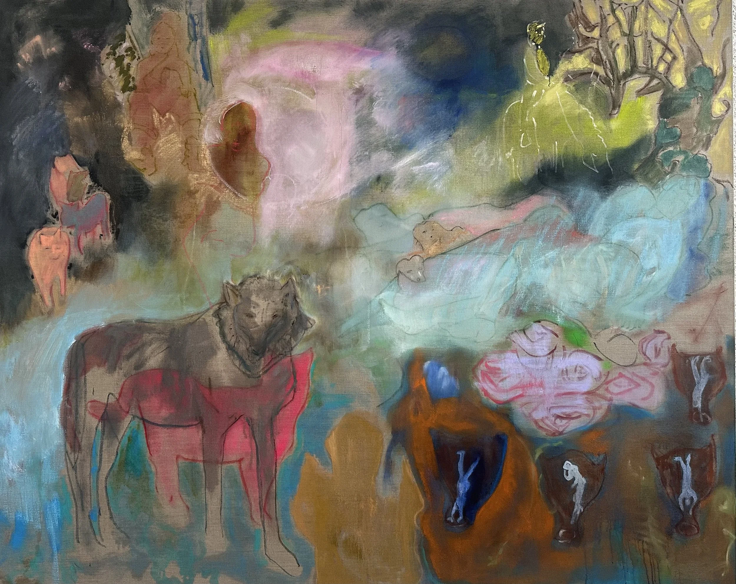 in the belly of the mother