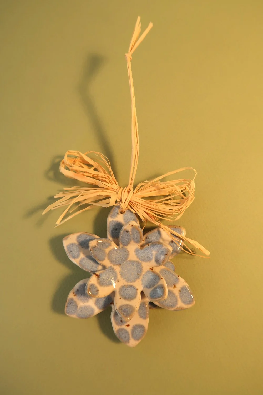 Weihnachtsstern watery-blue