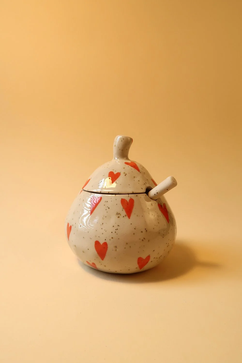 Birnendose red hearts