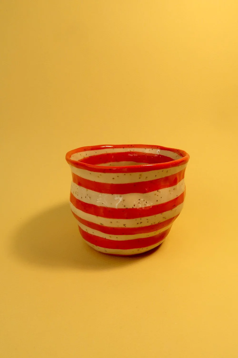 Stripy Cup red