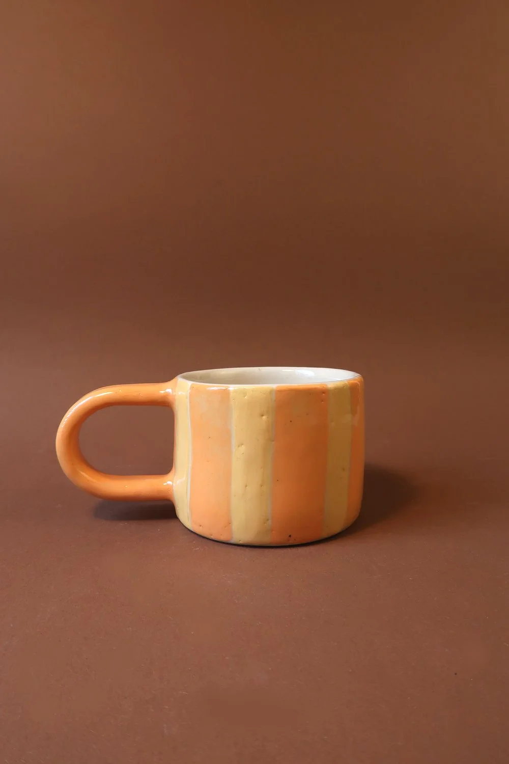 Kleine Tasse orange/gelb