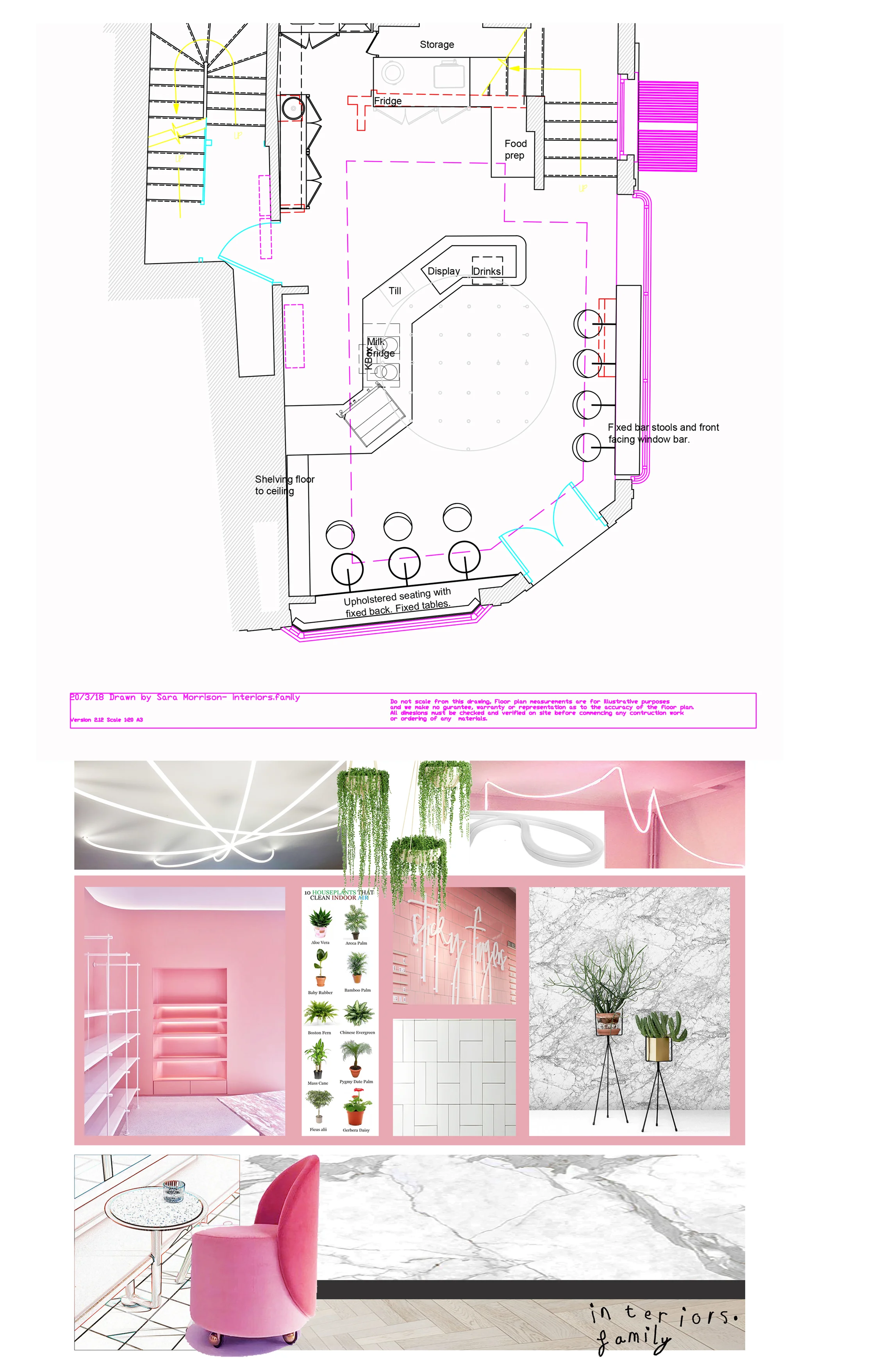 Good Day Cafe - Bath, layout and design. Click on the image to see more.