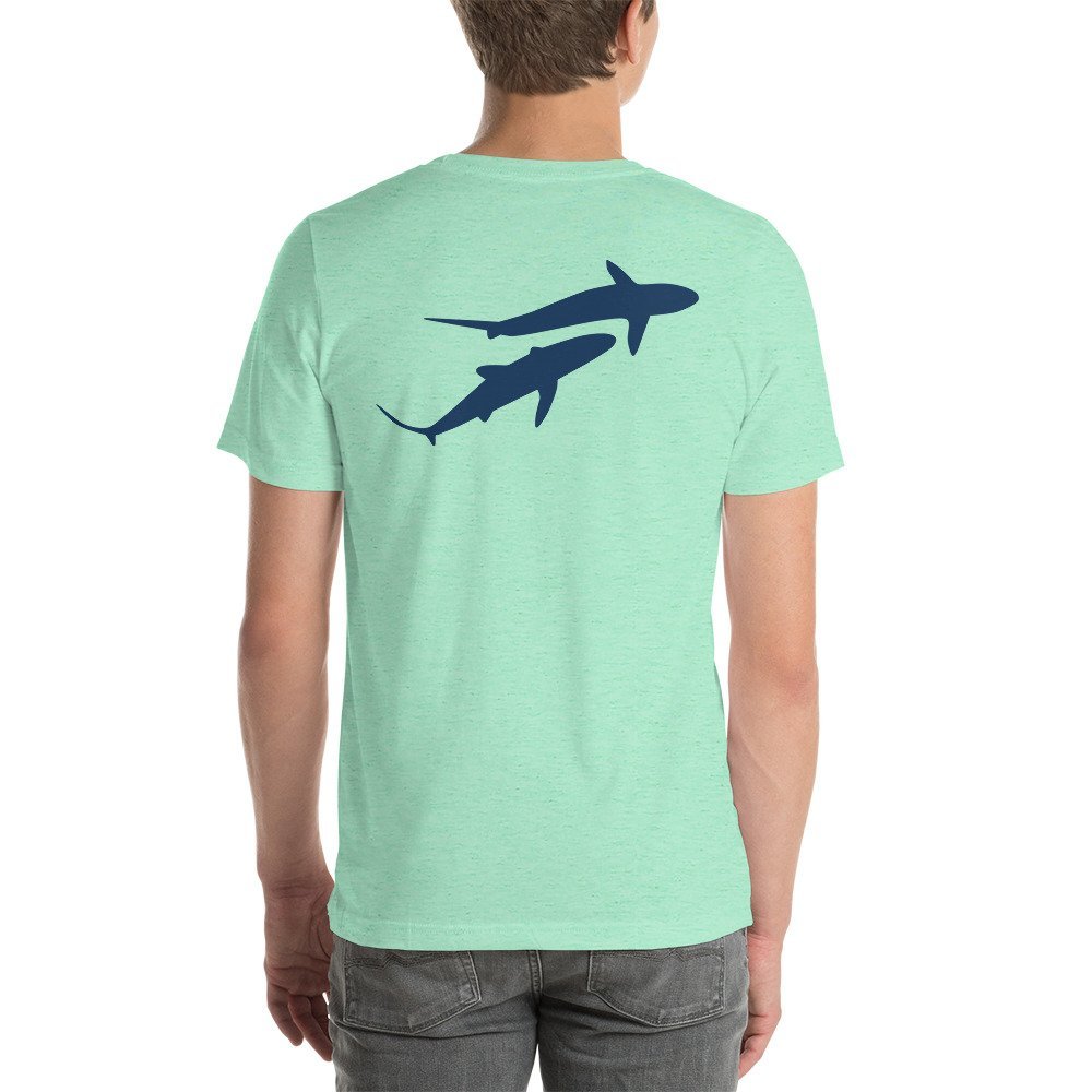 saving the blue - shark - sharks - shark research - marine biology - hammerhead - 501c3 - not for profit - shark clothing - shark t-shirt - nonprofit - shark week