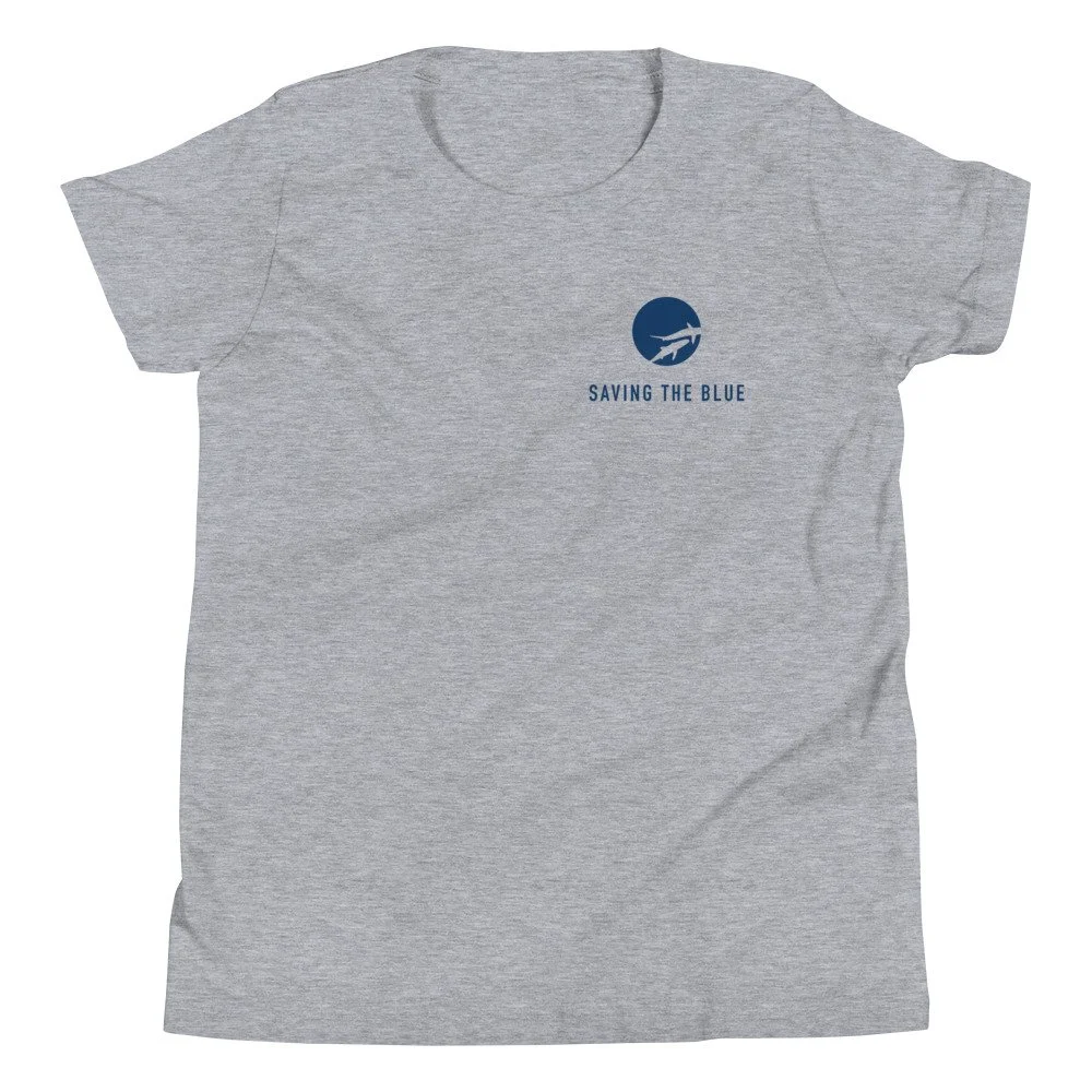 saving the blue - shark - sharks - shark research - marine biology - hammerhead - 501c3 - not for profit - shark clothing - shark t-shirt - nonprofit - shark week