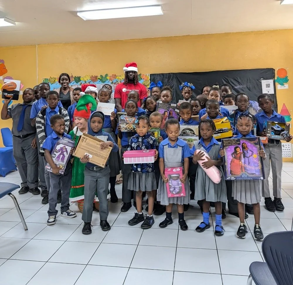 Saving the Blue - 501 c 3 - Nonprofit - Not for Profit - Bahamas - Andros - Christmas 2024 - Father Christmas - Santa - Give Back - Cargill Creek - Red Bay - Red Bays - Donate - Nonprofit