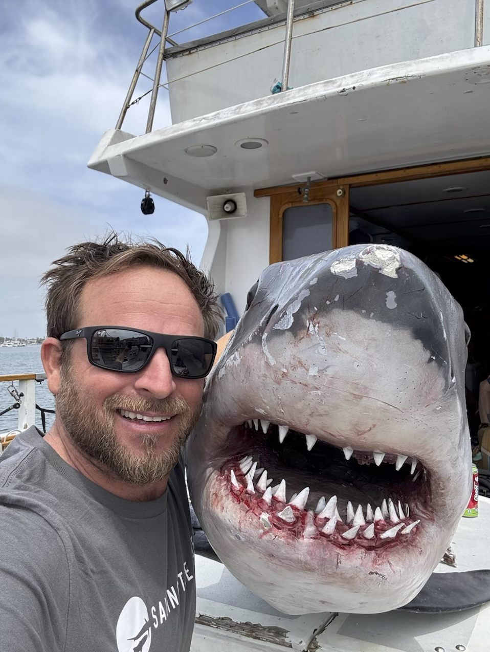 Shark Week - Shark Week 2025 - Saving the Blue - Dr Tristan Guttridge - Black Mako of the Abyss - Mako Shark  - Mako - Shark Diving - Shark - Sharks - Cage Diving - Shark Show - Shark TV - Shark Week Schedule 2025