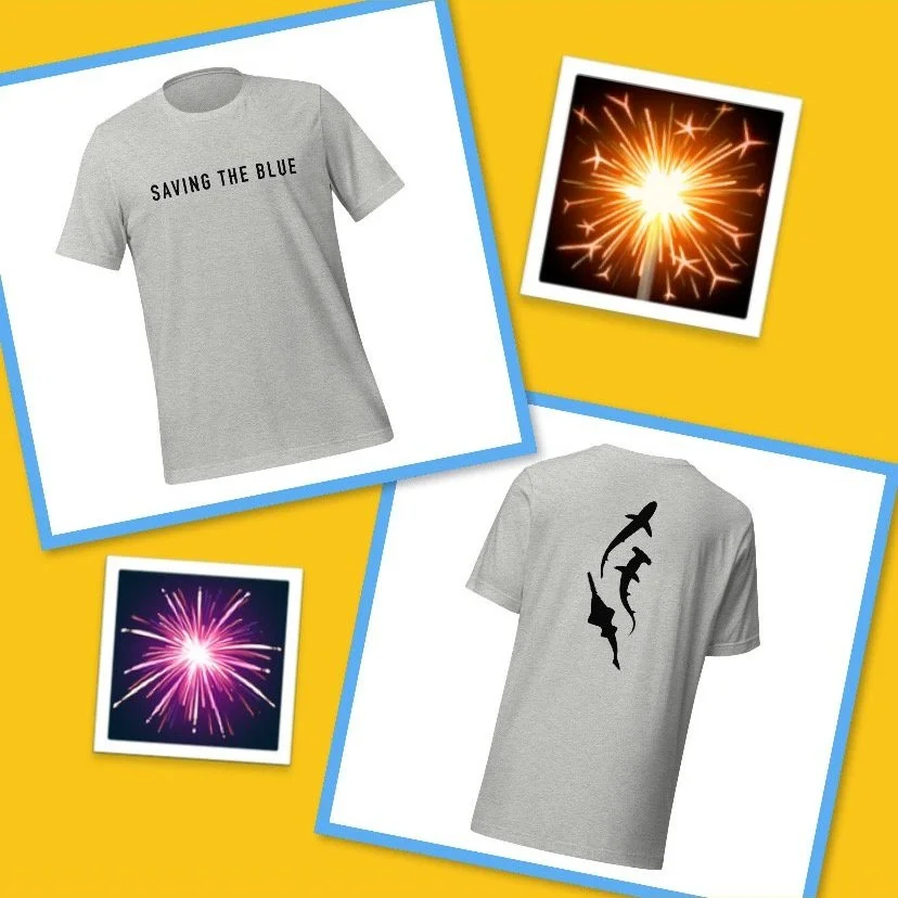 Shark Clothing - Shark Tee - Shark Hat - Shark Decals - Sharks - Shark - Shark Week - Shark Week 2024 - Saving the Blue - Shark Rash Guard - Tristan Guttridge - Shark Cap - Great White - JAWS - Hammerhead