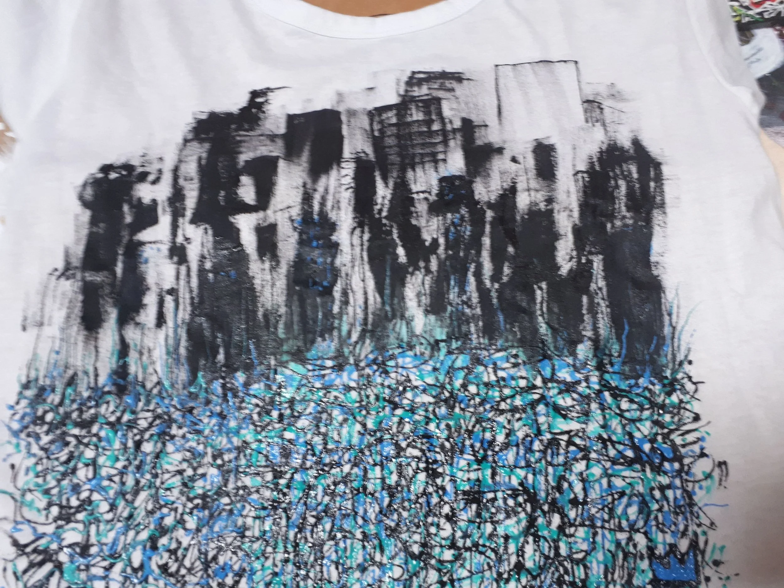 Tshirt Homme Building  + ecritures