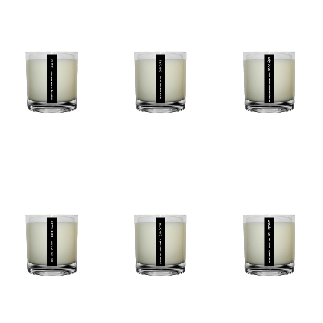 6 cocktail candles
