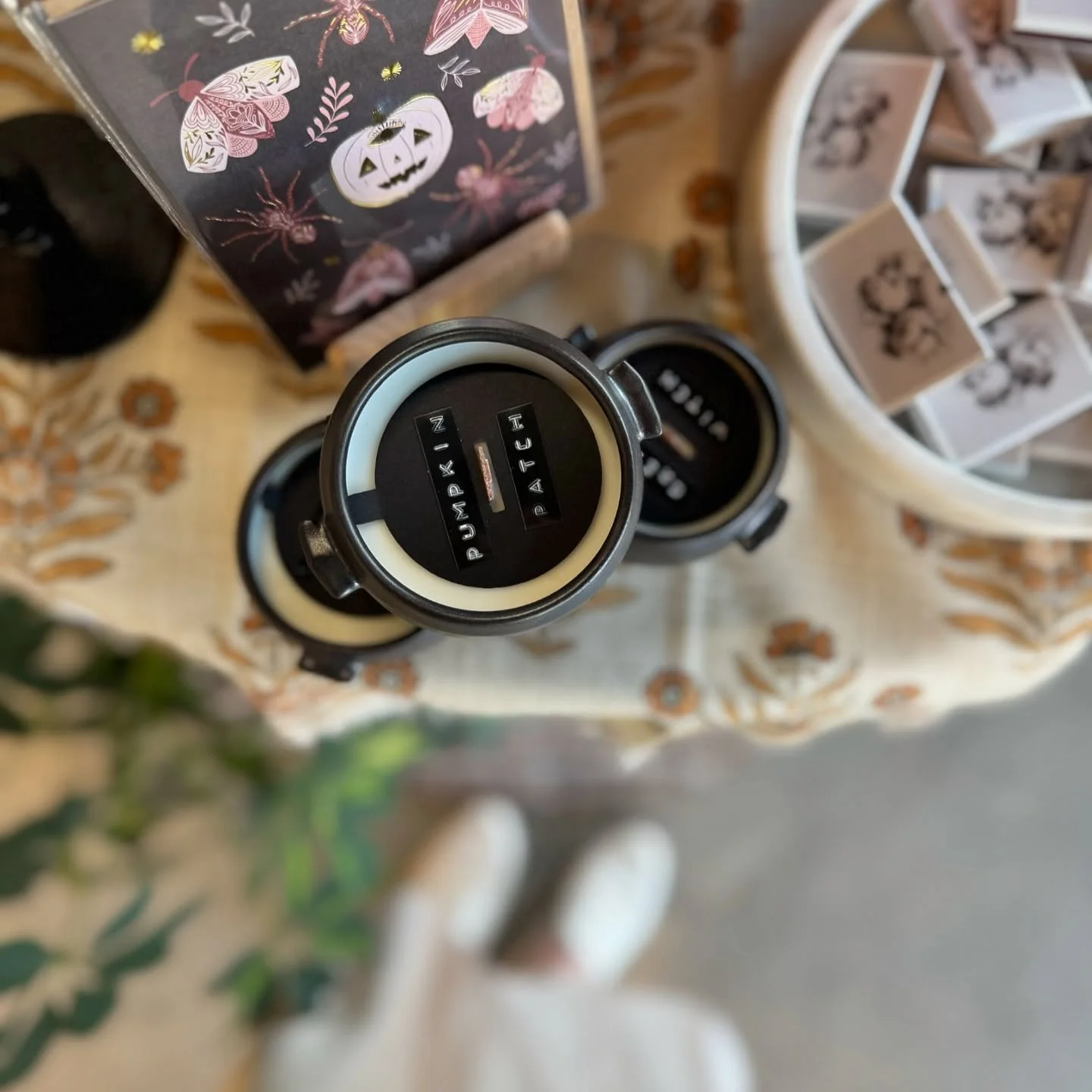 Bring a touch of magic to your space with our limited edition cauldron candles! 🧹🔮 Hand-poured in small batches, each candle is set in a reusable mini cauldron crafted from durable ceramic&mdash;perfect for repurposing as d&eacute;cor, planters, or