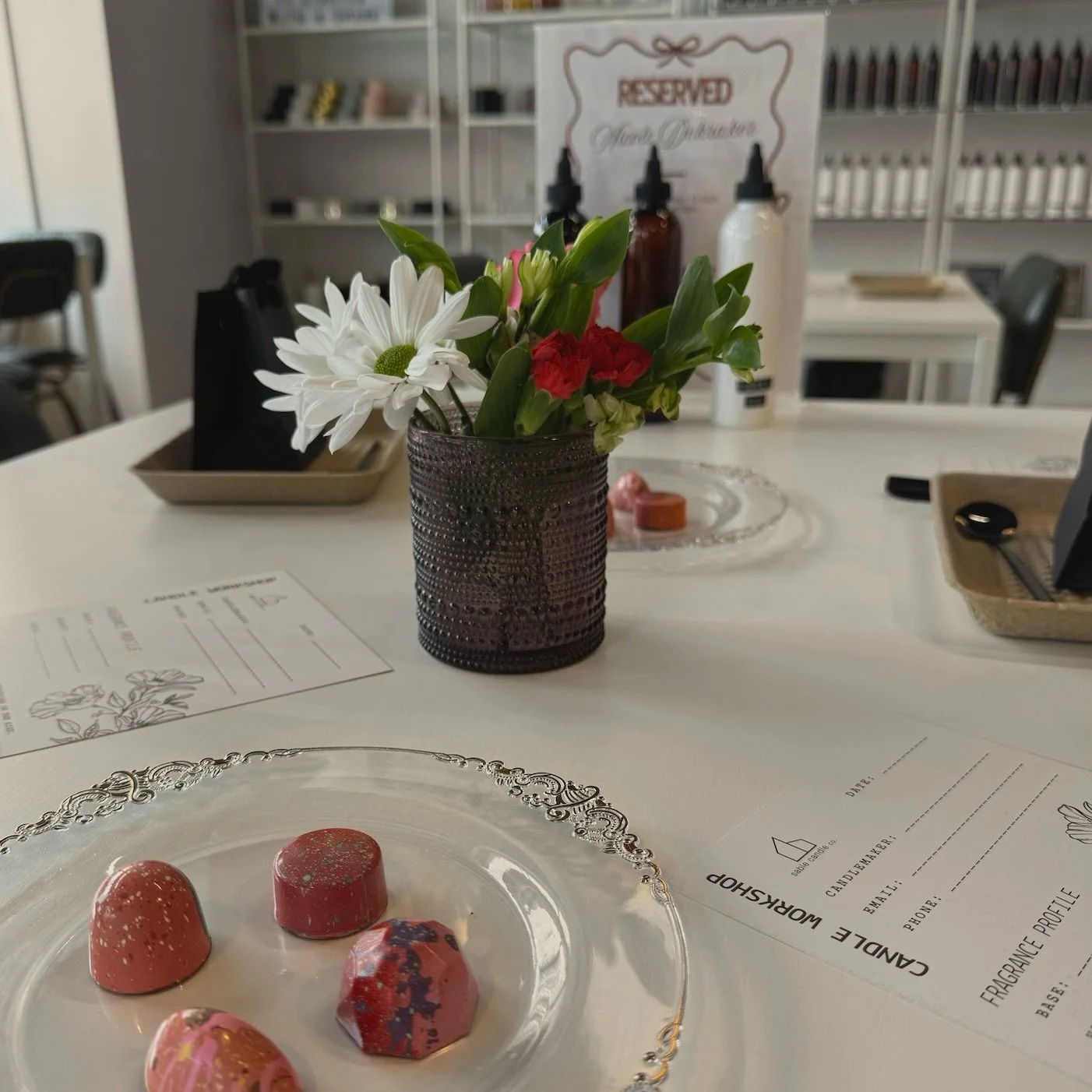 Our 4th annual Valentine&rsquo;s candlemaking event is live! 💐🫙

Impress your valentines with a memorable &amp; unique candlemaking experience. Reserve a table for 2 during our special event to enjoy a creative candlemaking activity, gift bags full