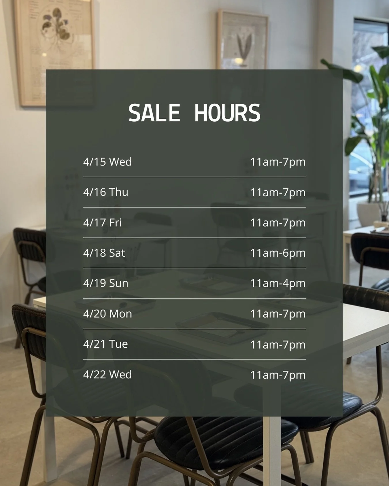 🌎♻️Our Earth Day Sale is underway- bring in your empty containers + enjoy 40% OFF all candle refills this week!

⏰ Check our hours + plan your visit
➡️ Event details in bio

______
#sustainablecandlecompany #sustainablecandles #candlerefills #refill