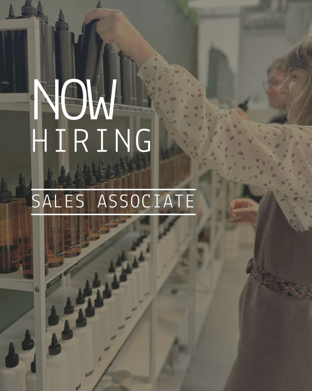 We are looking for a new part-time team member! If you are a people person who enjoys teaching, creating, and the small business lifestyle, this role might be the perfect match for you!

This position is around 12-15 hrs/week, with weekend and evenin