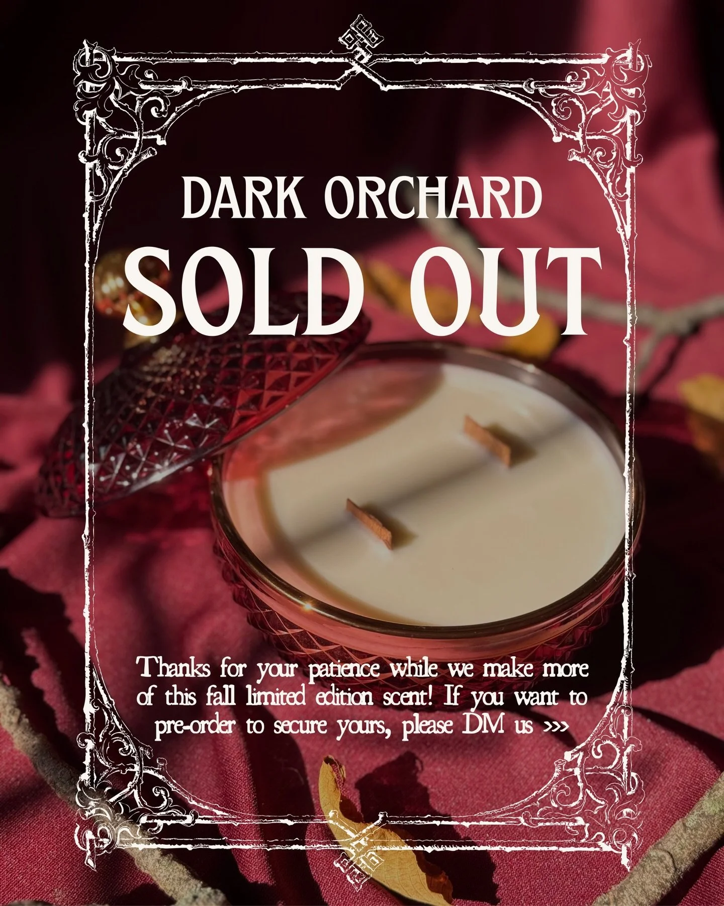 Holy moly everyone, this new limited edition has been so hard to keep in stock!! Thank you for your patience while we work hard to make more of both the black and red crystal jars 🖤❤️

➡️ We have another batch being poured this week, so if you want 